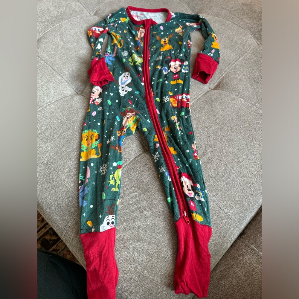 Little Sleepies Disney Christmas Parade 6-12 month Zip